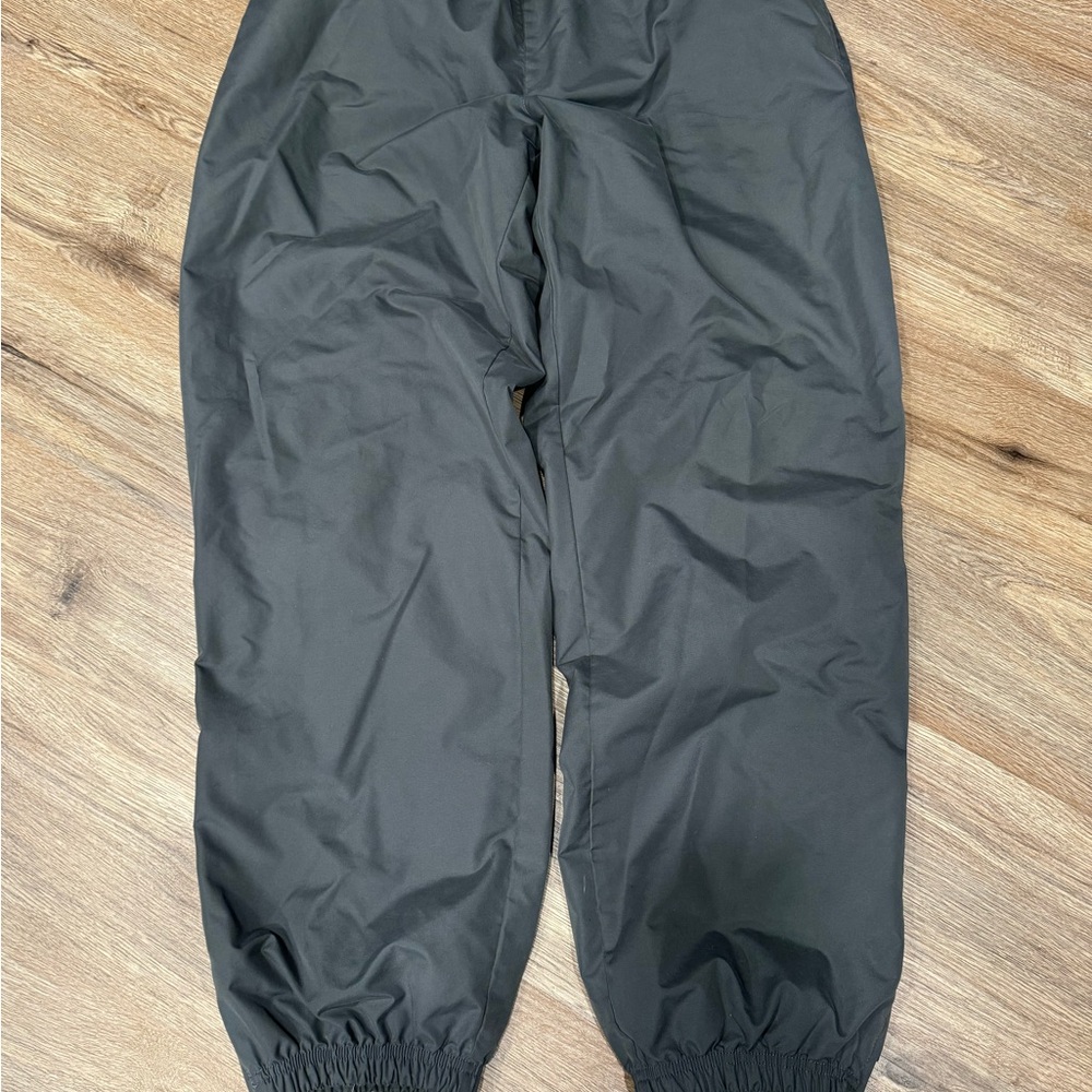 Vintage 90s Perry Ellis Gray Windbreaker Elastic Waist Pants